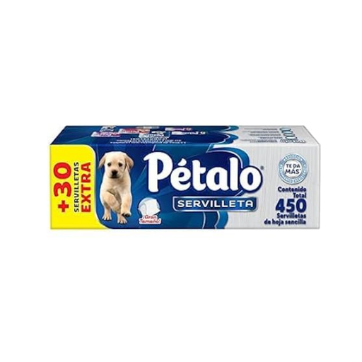 Servilletas Marca Petalo Paquete Con 450 Pza 